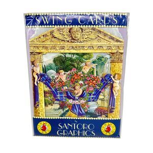 Santoro 3D Swing Card Angel Cherubs Garden SC06 Pop-Up Vintage 1996 NEW